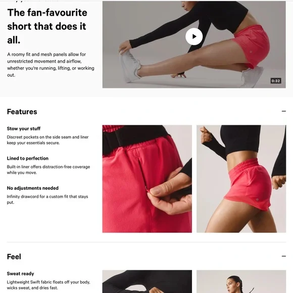 LULULEMON Hotty Hot Low-Rise Lined Short 2.5" - Picture 11 of 12